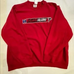 NFL merch stitched Faclons oversized sweatshirt